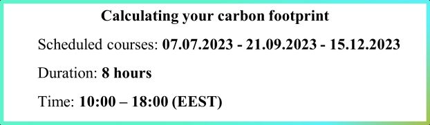 Calculating your carbon footprint